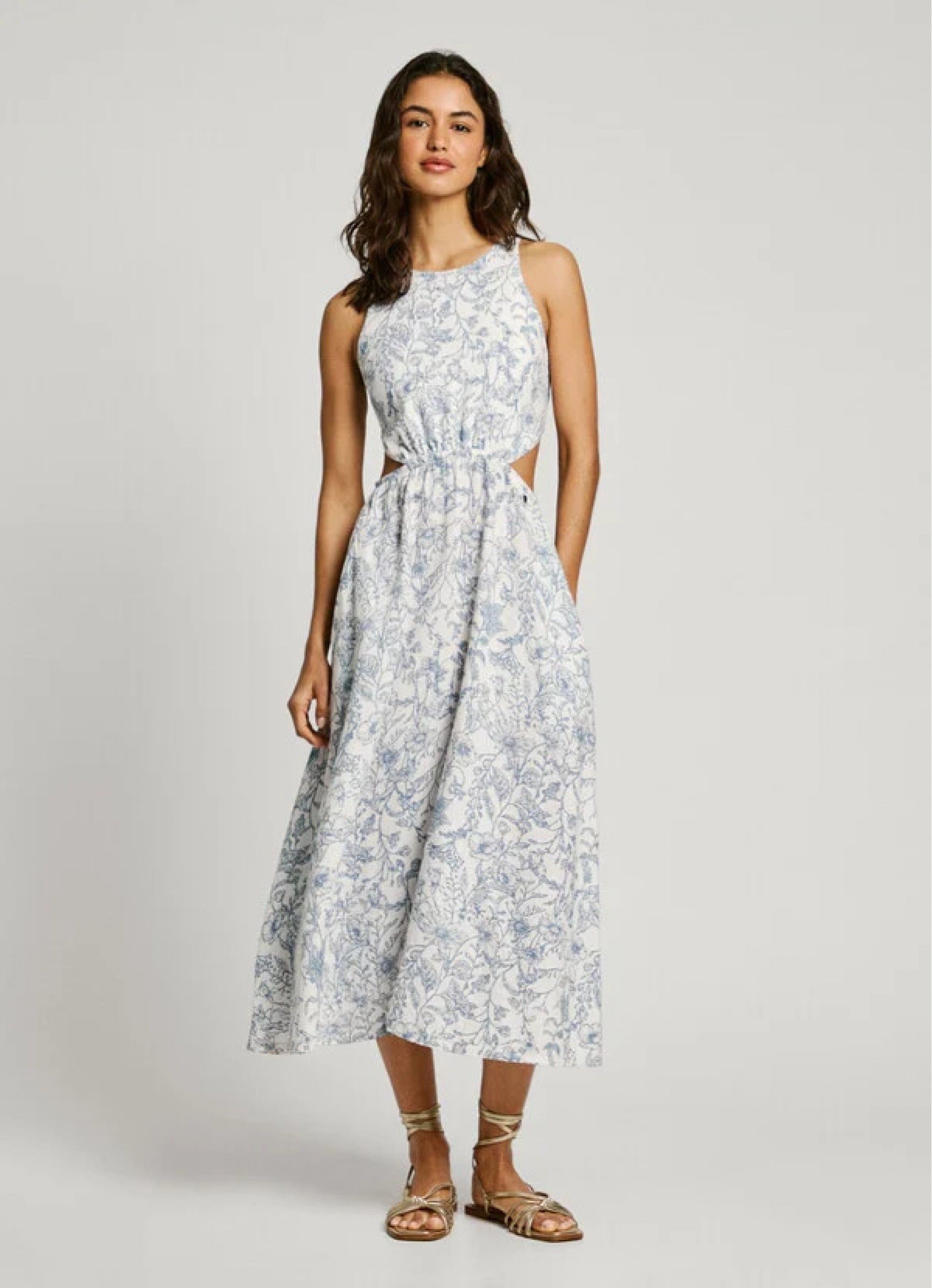 Vestido Midi Pepe Jeans Floral PL953701 DONATELLA