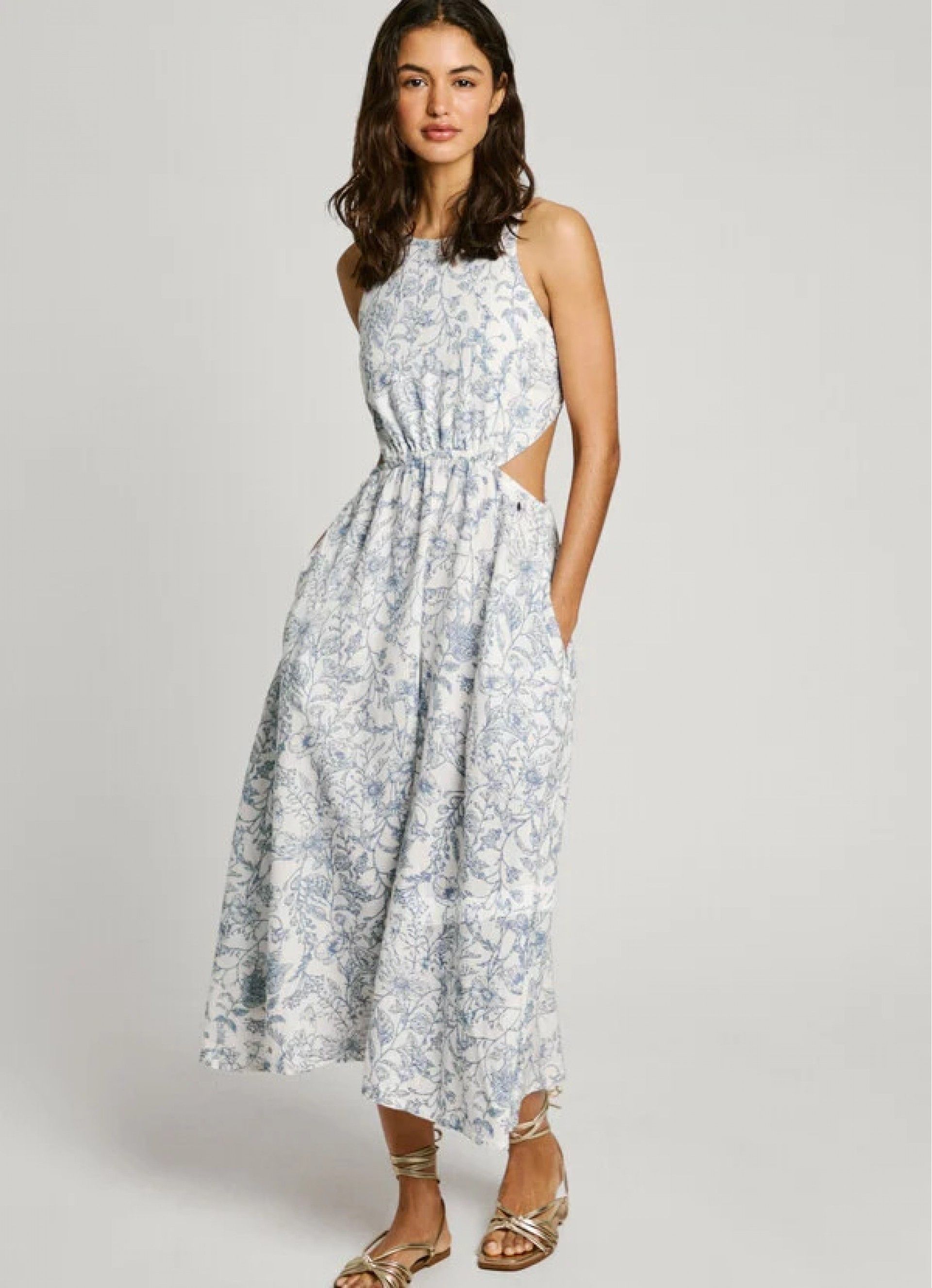 Vestido Midi Pepe Jeans Floral PL953701 DONATELLA