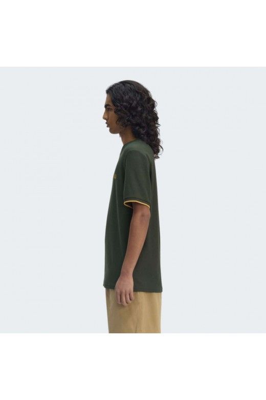 T-Shirt FRED PERRY Homem Crepe Pique