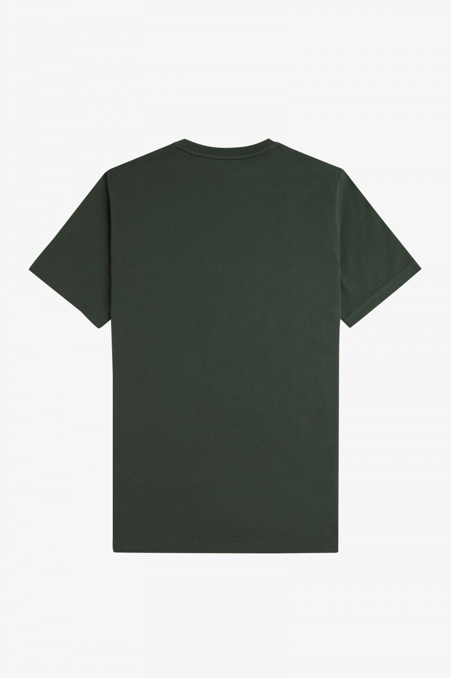 T-Shirt FRED PERRY Homem Logo Textured Laurel