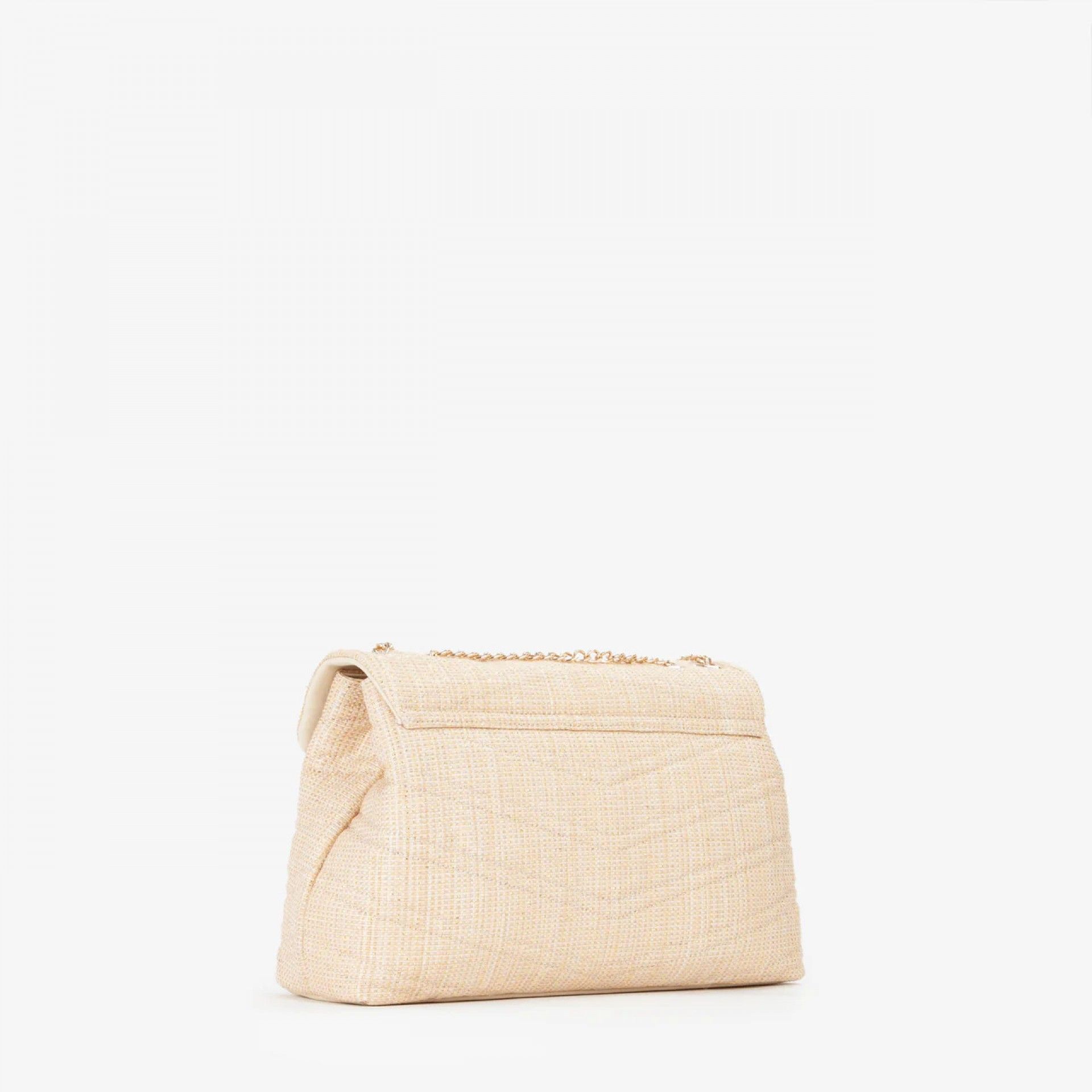 Bolsa de Ombro em Linho Privilege Naturale Valentino