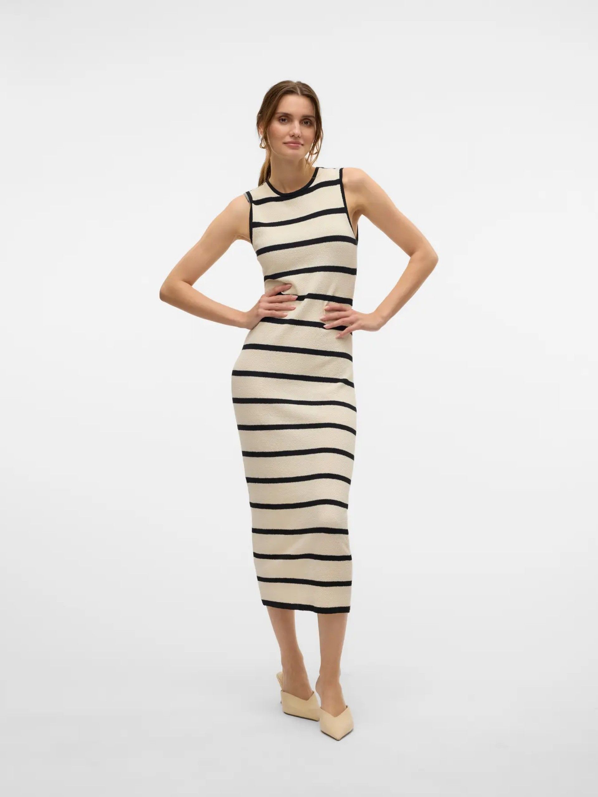 Vestido Malha JRS WANDA Riscas VERO MODA