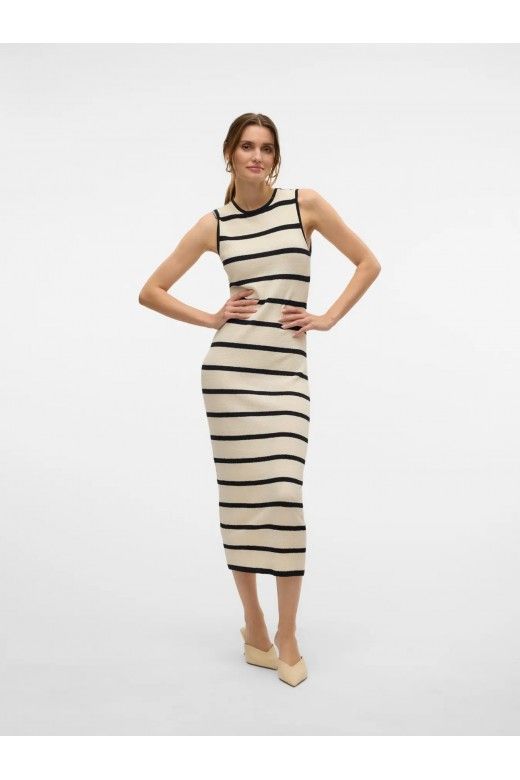 Vestido Malha JRS WANDA Riscas VERO MODA Vestido Malha JRS WANDA Riscas VERO MODA