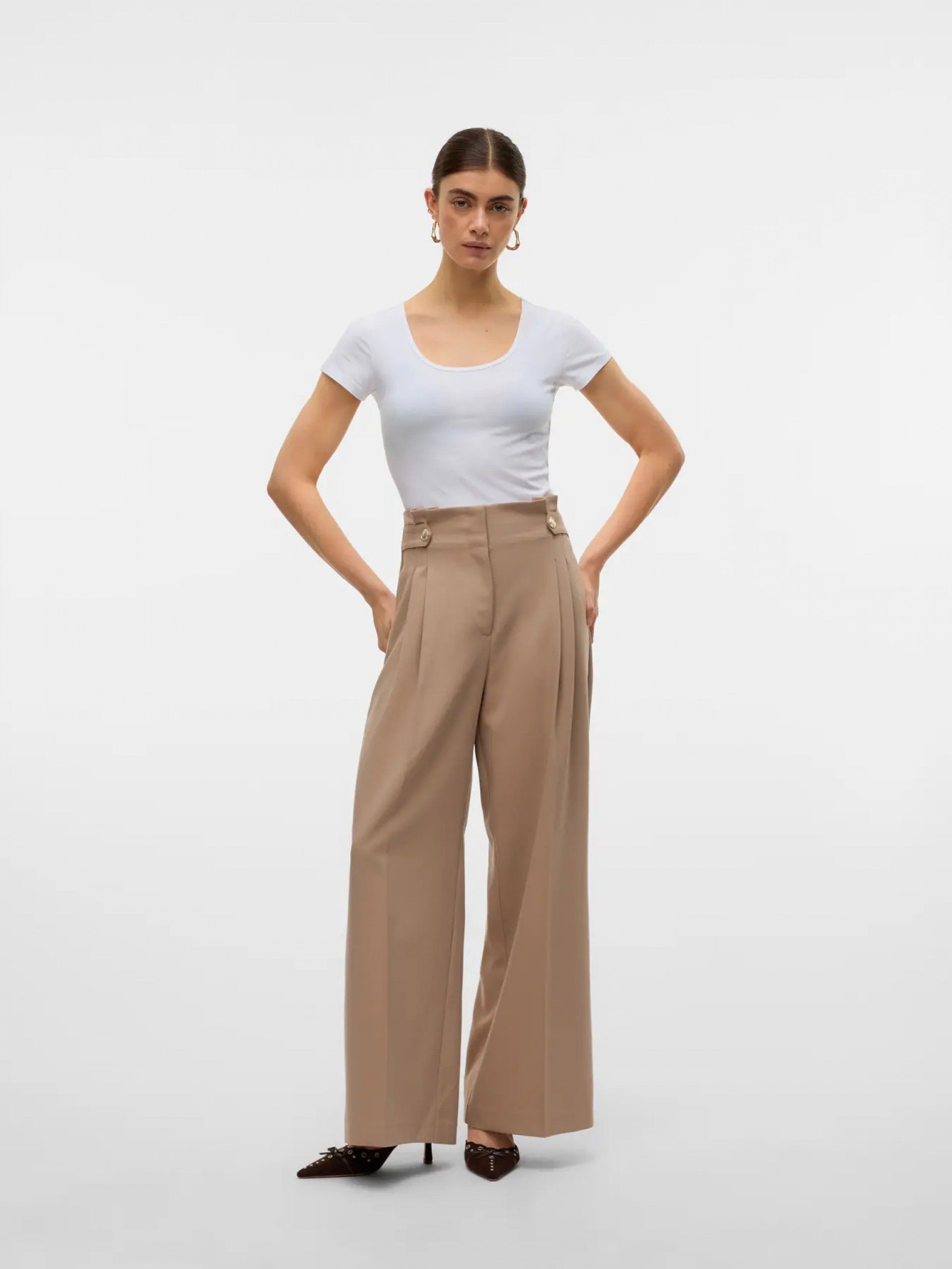 Calça Mulher VERO MODA ELMA HW Flared