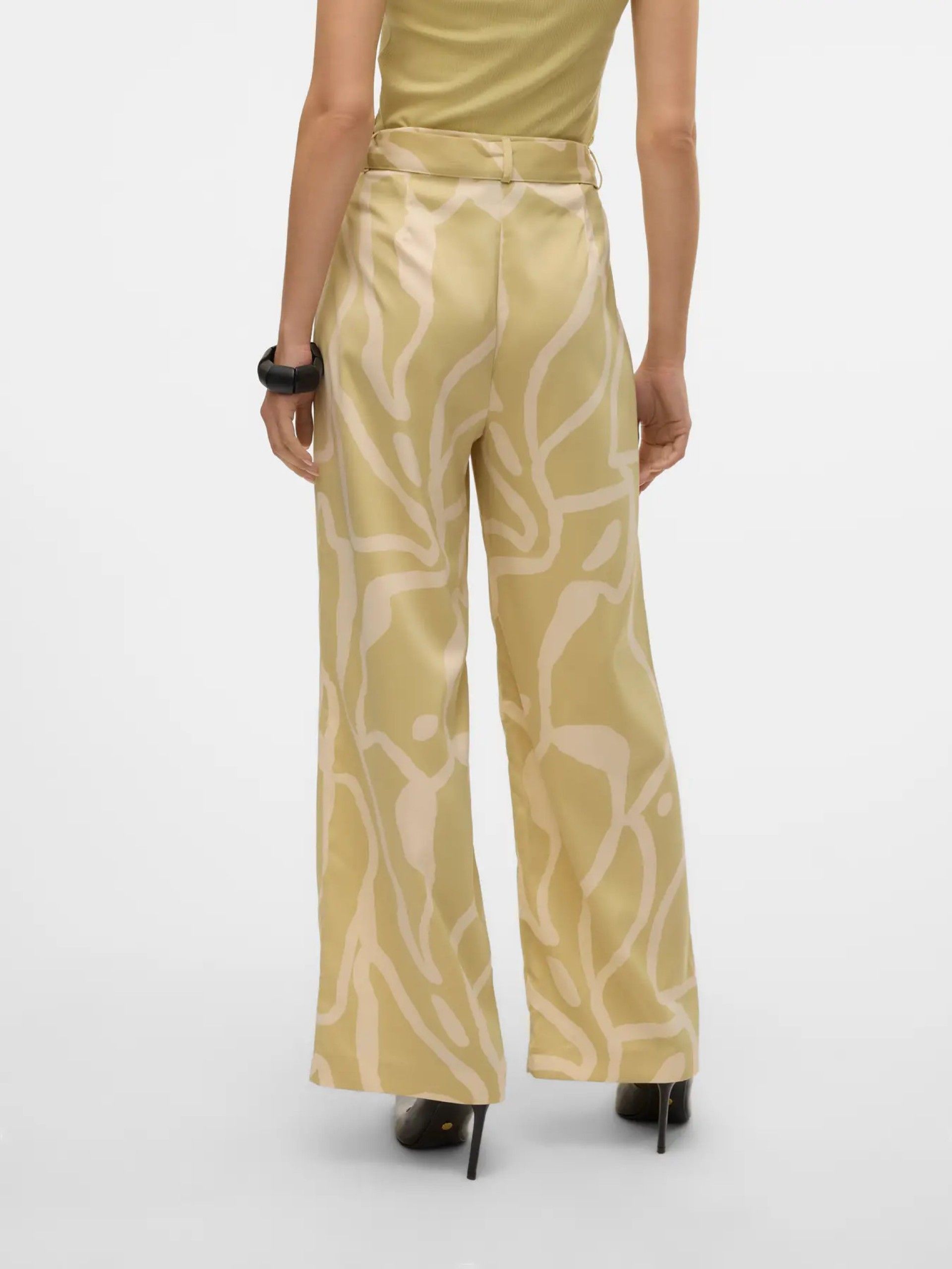 Calça Mulher PAIGE HW WIDE Belt VERO MODA