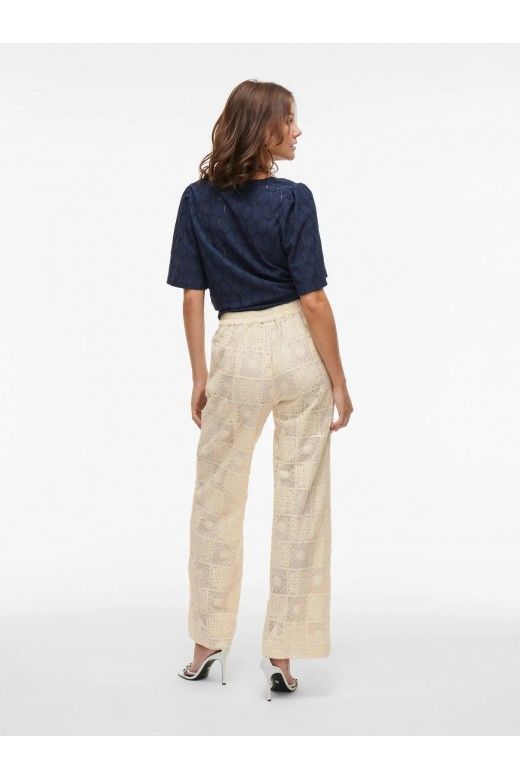 Calça Mulher VILA SIMONE Renda Calça Mulher VILA SIMONE Renda