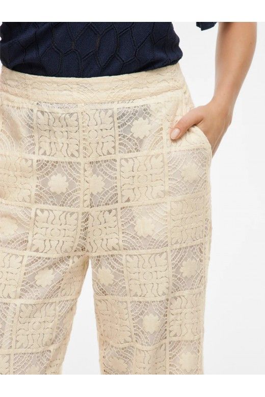 Calça Mulher VILA SIMONE Renda Calça Mulher VILA SIMONE Renda