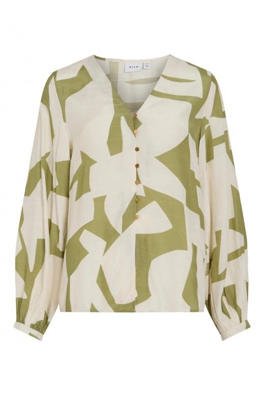 Blusa VILA V JOICO GEO Print Blusa VILA V JOICO GEO Print
