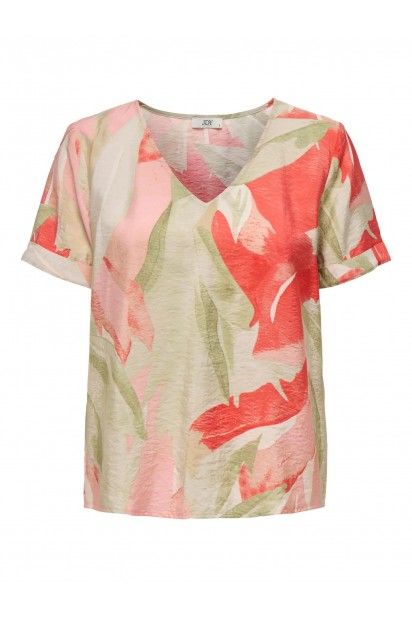 Top ONLY JDY CAMILLE decote V Print