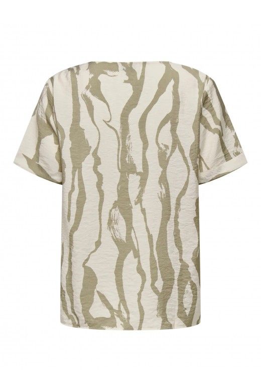 Top ONLY JDY CAMILLE decote V Print Top ONLY JDY CAMILLE decote V Print