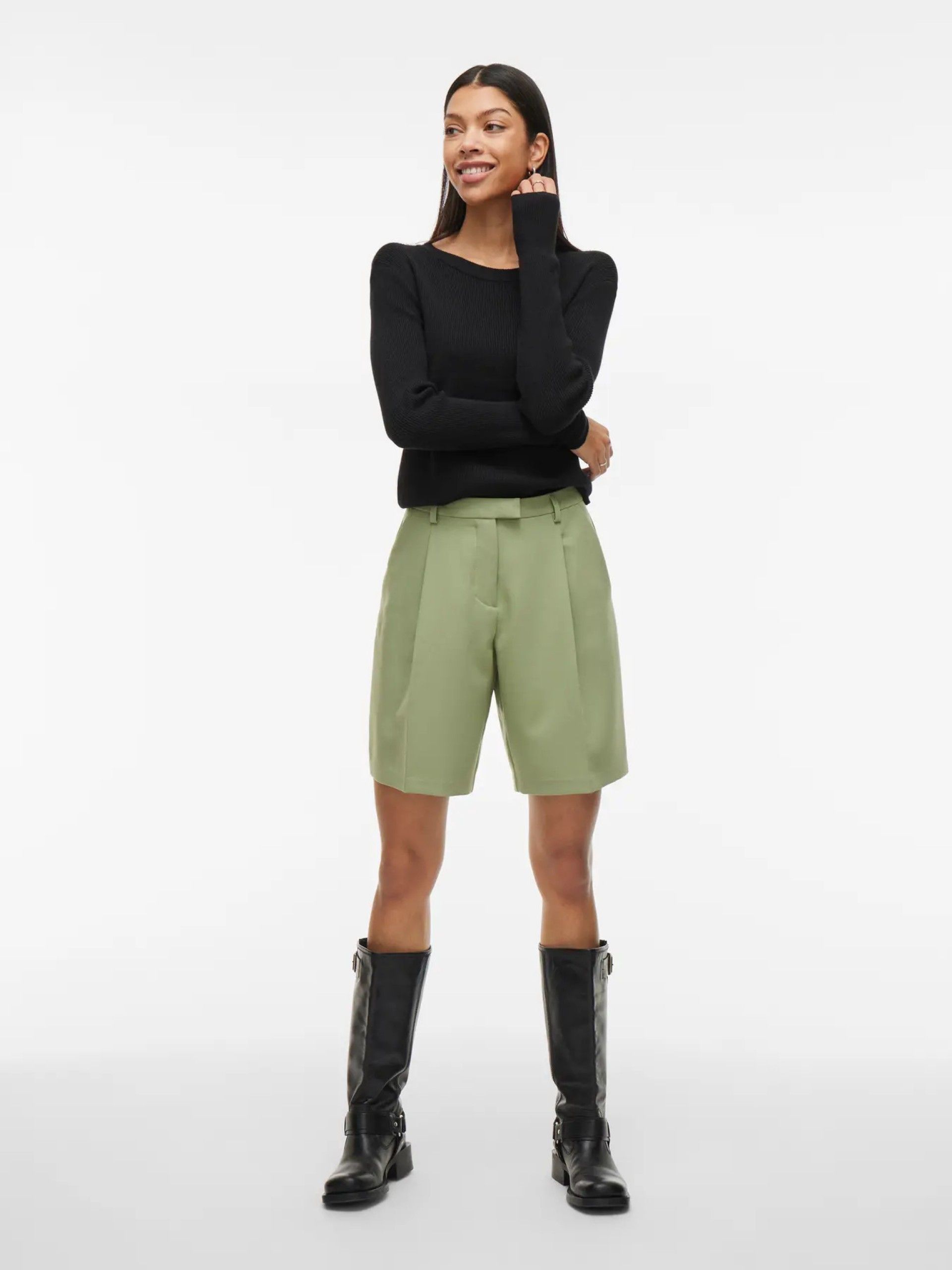 Calção Mulher VILA PINIEMA RW Tailored Shorts/BFS