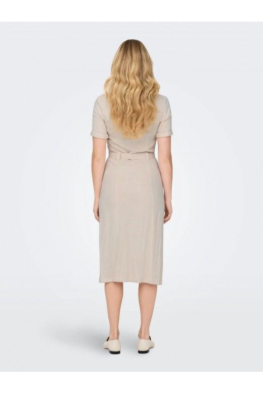 Vestido ONLY SIESTA SS LIN Blusa gola V Vestido ONLY SIESTA SS LIN Blusa gola V