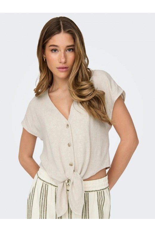 Top Blusa Siesta SS Knot Lin Only Top Blusa Siesta SS Knot Lin Only