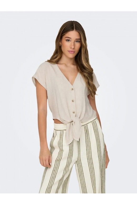 Top Blusa Siesta SS Knot Lin Only Top Blusa Siesta SS Knot Lin Only