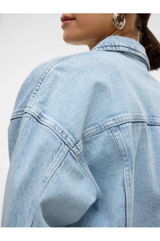 Casaco Jeans Mulher Oversize TESSA VERO MODA Casaco Jeans Mulher Oversize TESSA VERO MODA