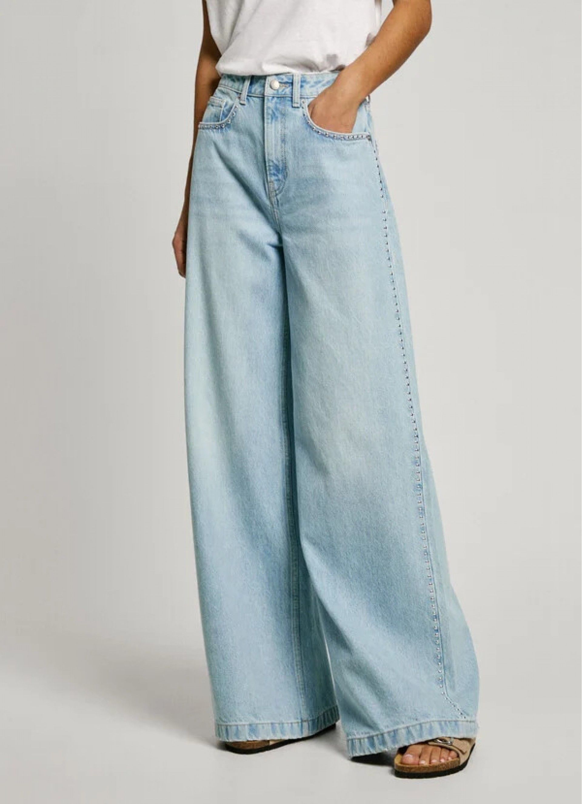 Calças Pepe Jeans WIDE LEG Jeans PL2050112
