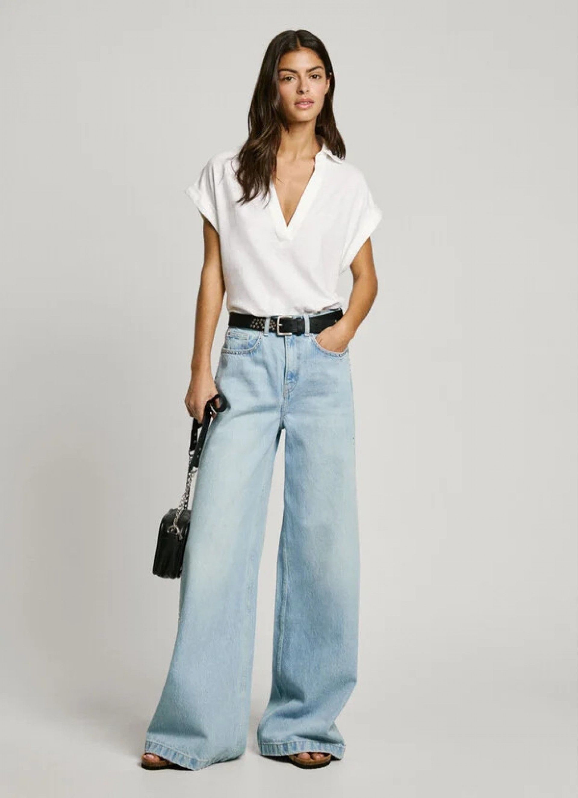 Calças Pepe Jeans WIDE LEG Jeans PL2050112