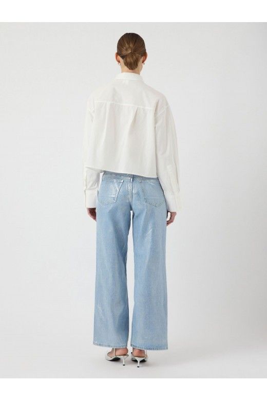 Cala Jeans Mulher YAS SILVERA HW Brilho