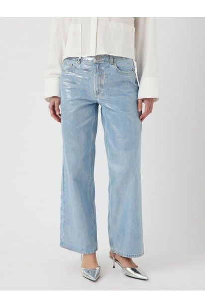 Cala Jeans Mulher YAS SILVERA HW Brilho