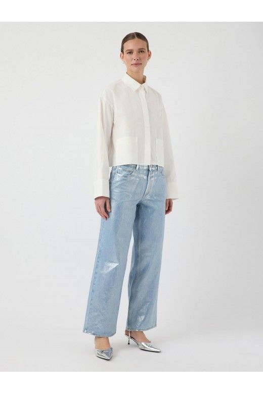 Cala Jeans Mulher YAS SILVERA HW Brilho