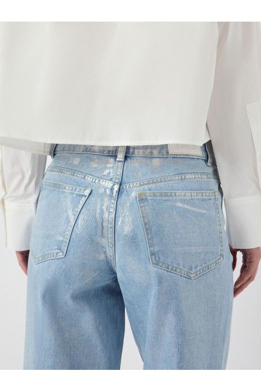 Cala Jeans Mulher YAS SILVERA HW Brilho