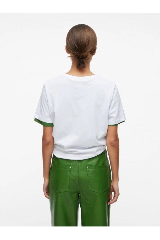 T-Shirt Mulher PIMA ROUGE EDIT VILA T-Shirt Mulher PIMA ROUGE EDIT VILA