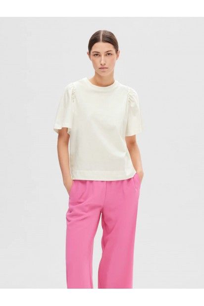 T-Shirt PENELOPE 2/4 Ruffle SELECTED FEMME