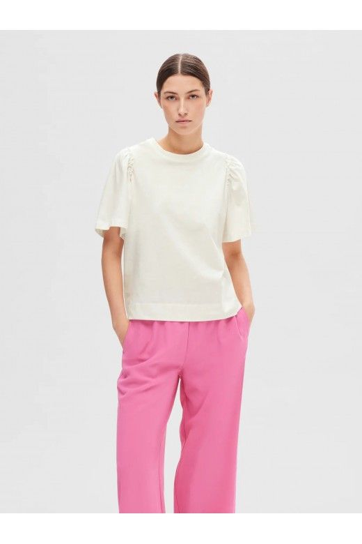 T-Shirt PENELOPE 2/4 Ruffle SELECTED FEMME T-Shirt PENELOPE 2/4 Ruffle SELECTED FEMME