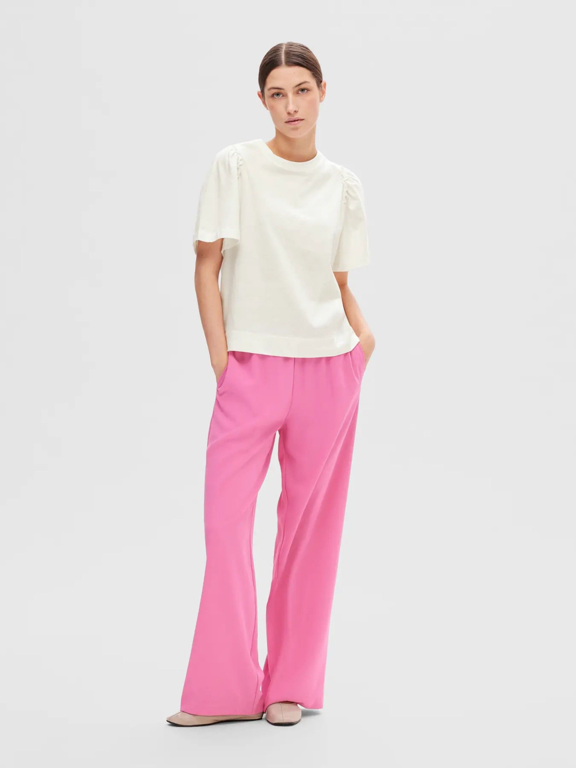 T-Shirt PENELOPE 2/4 Ruffle SELECTED FEMME