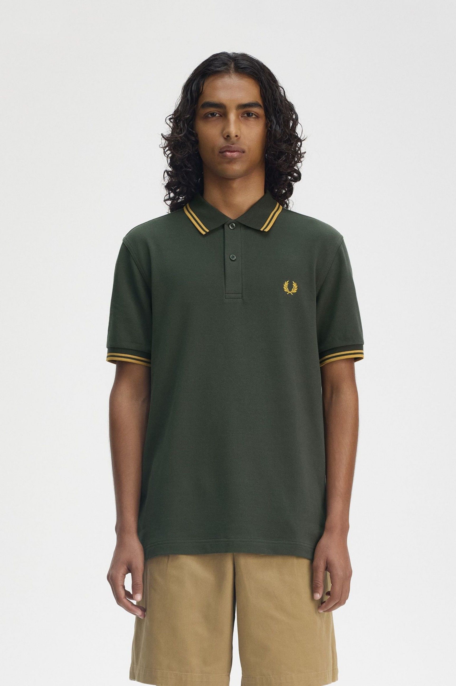 Polo FRED PERRY R/G Slim Fit M3600