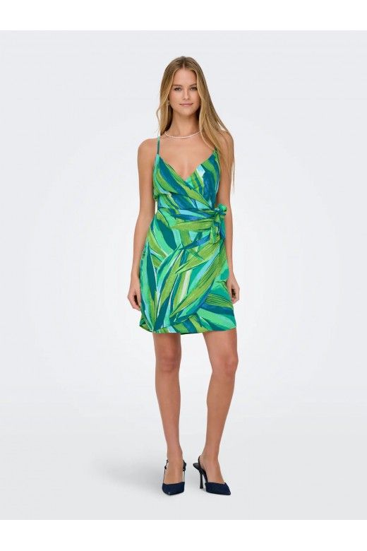 Vestido ALMA Print Poly Isa Wrap ONLY Vestido ALMA Print Poly Isa Wrap ONLY