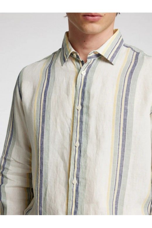 Camisa SELECTED REGKYLIAN Limen Riscas Camisa SELECTED REGKYLIAN Limen Riscas