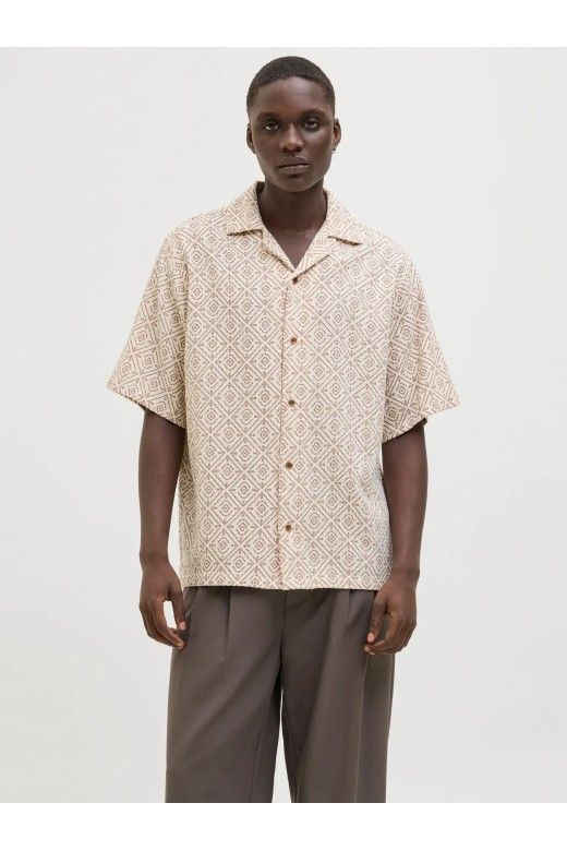 Camisa BLUVINCENT V manga curta Print Jack Jones Camisa BLUVINCENT V manga curta Print Jack Jones