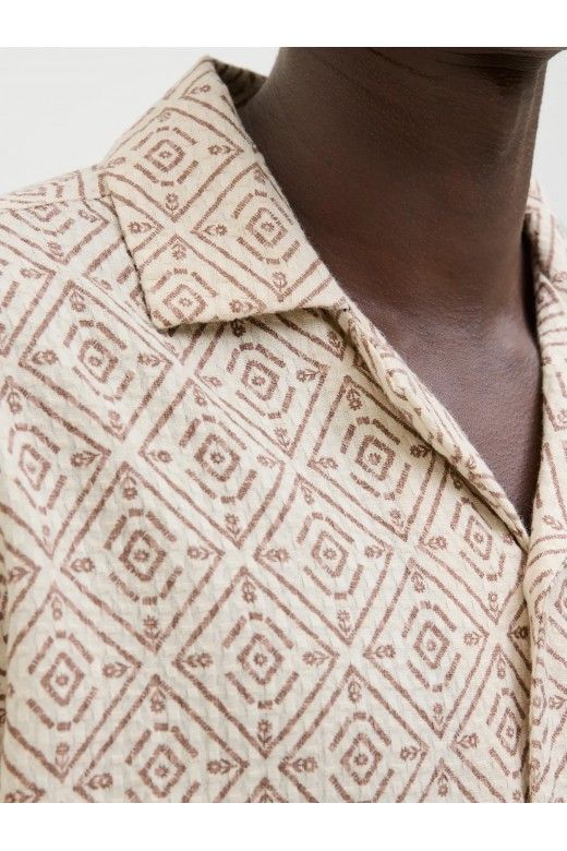 Camisa BLUVINCENT V manga curta Print Jack Jones Camisa BLUVINCENT V manga curta Print Jack Jones