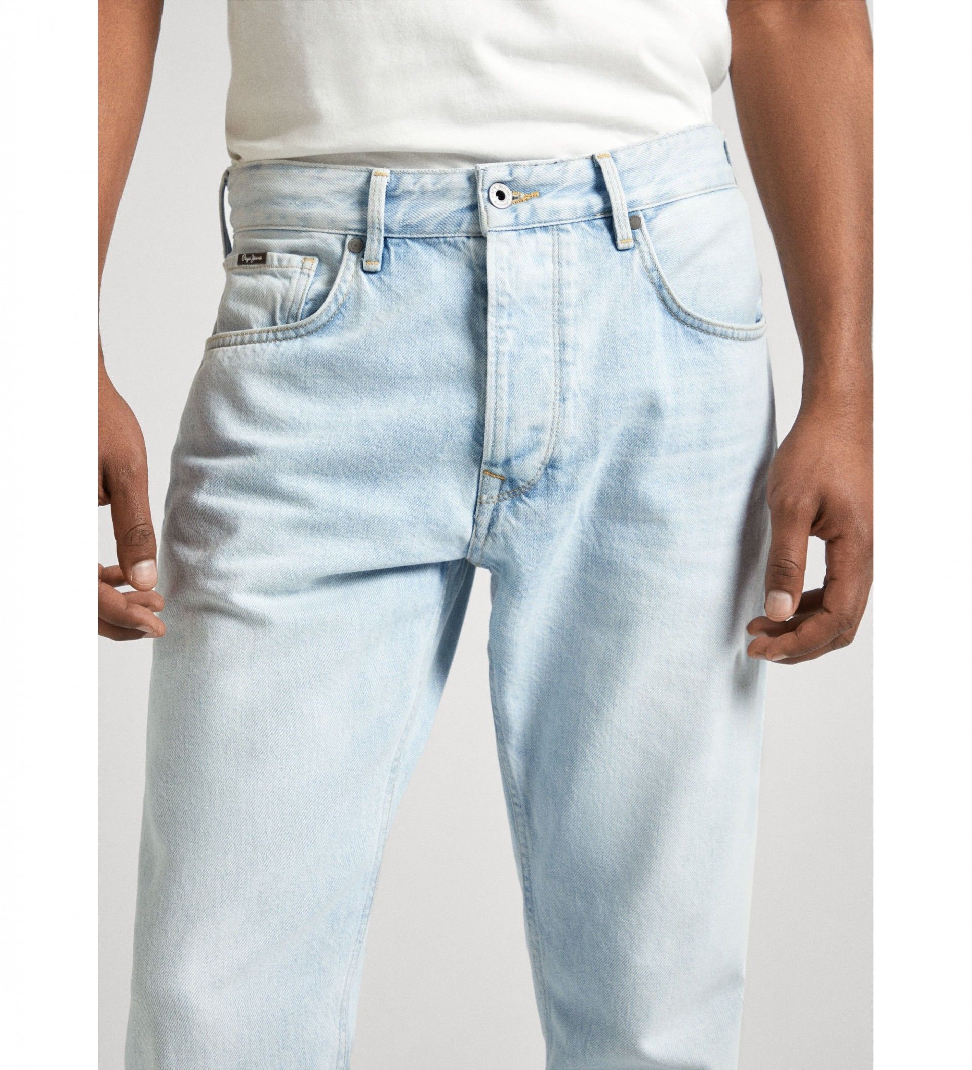 Calça Jeans Homem Tapered Da Pepe Jeans