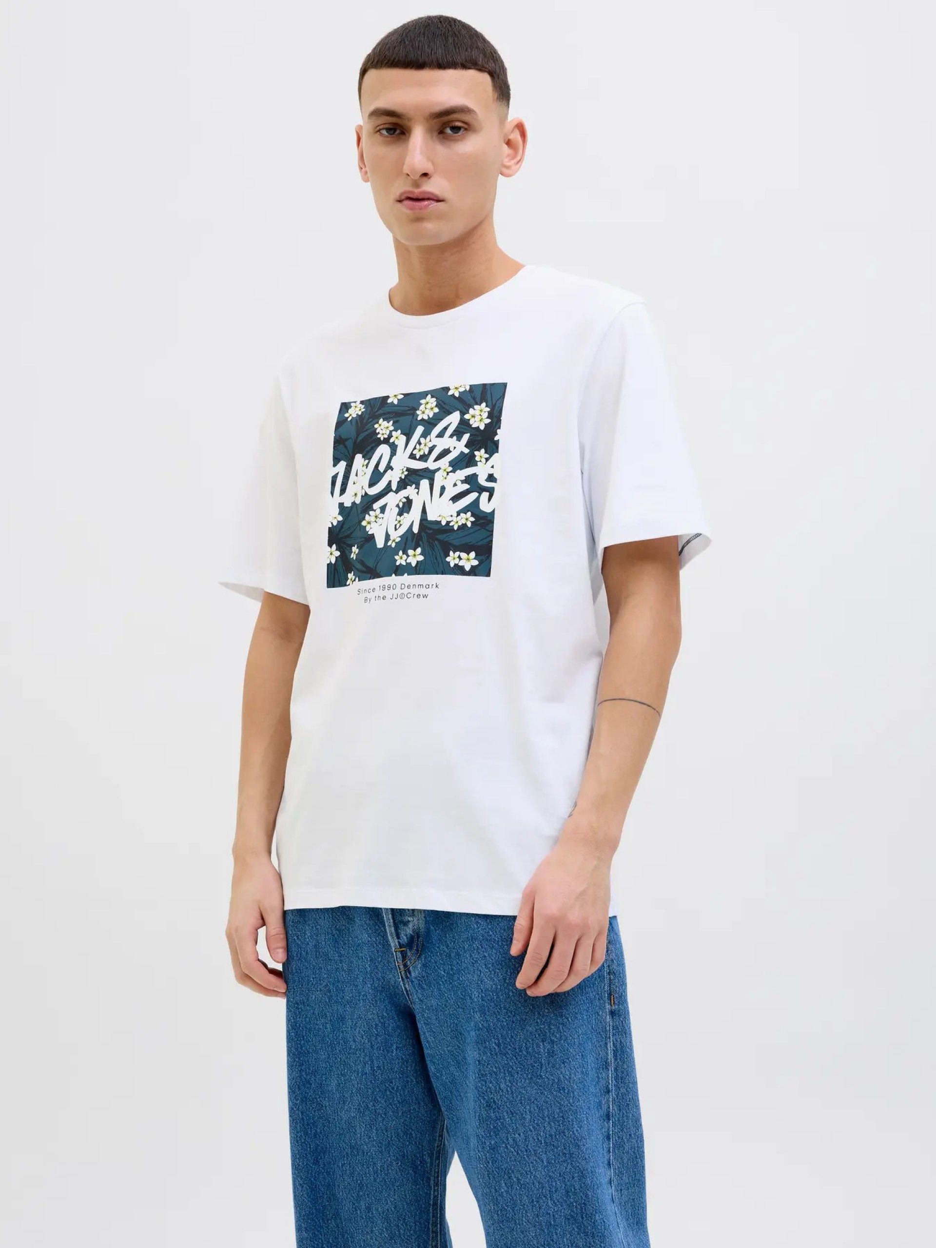 T-Shirt Homem JJHAWAII jack & Jones