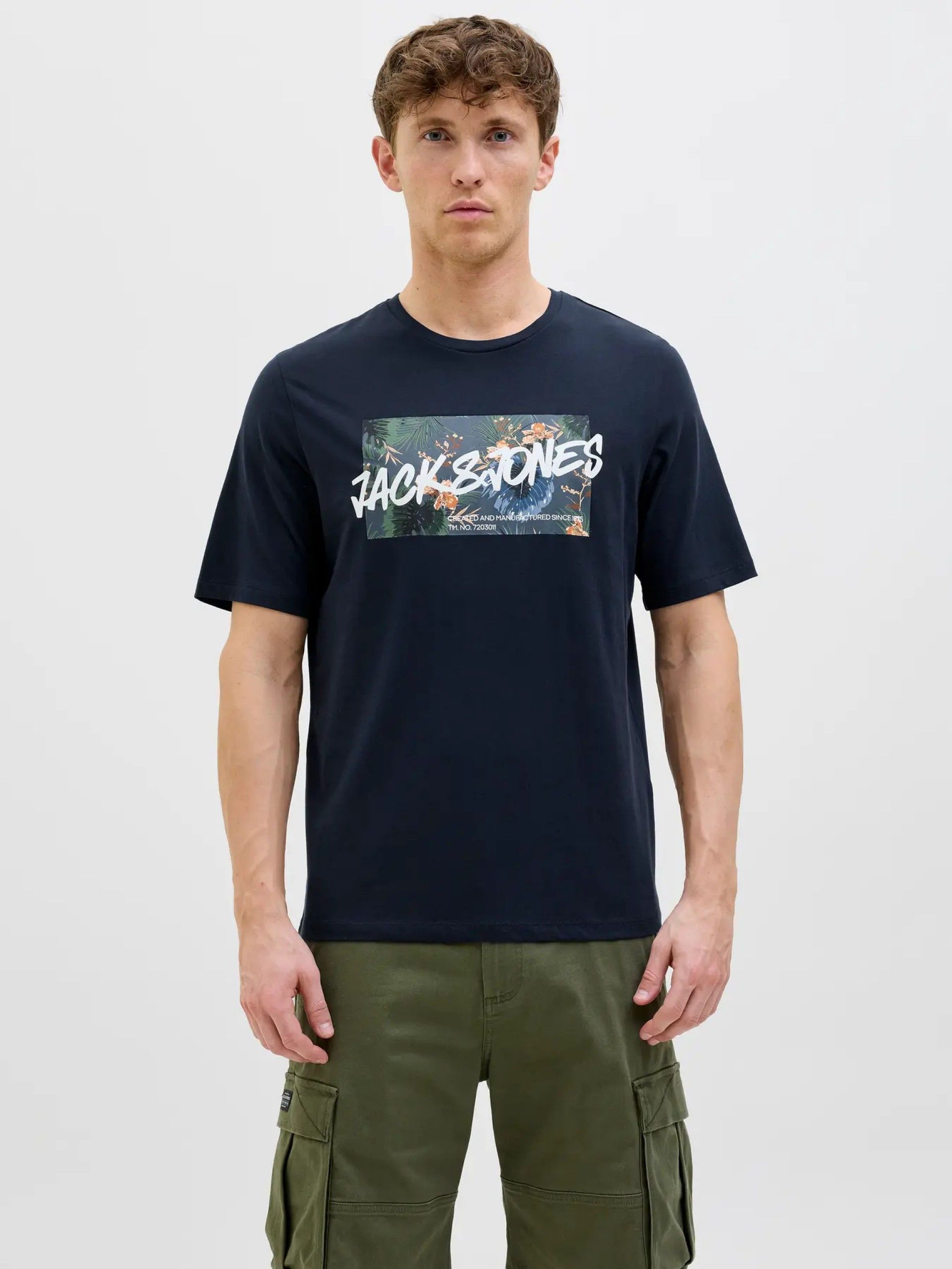 T-Shirt Homem JJHAWAII jack & Jones