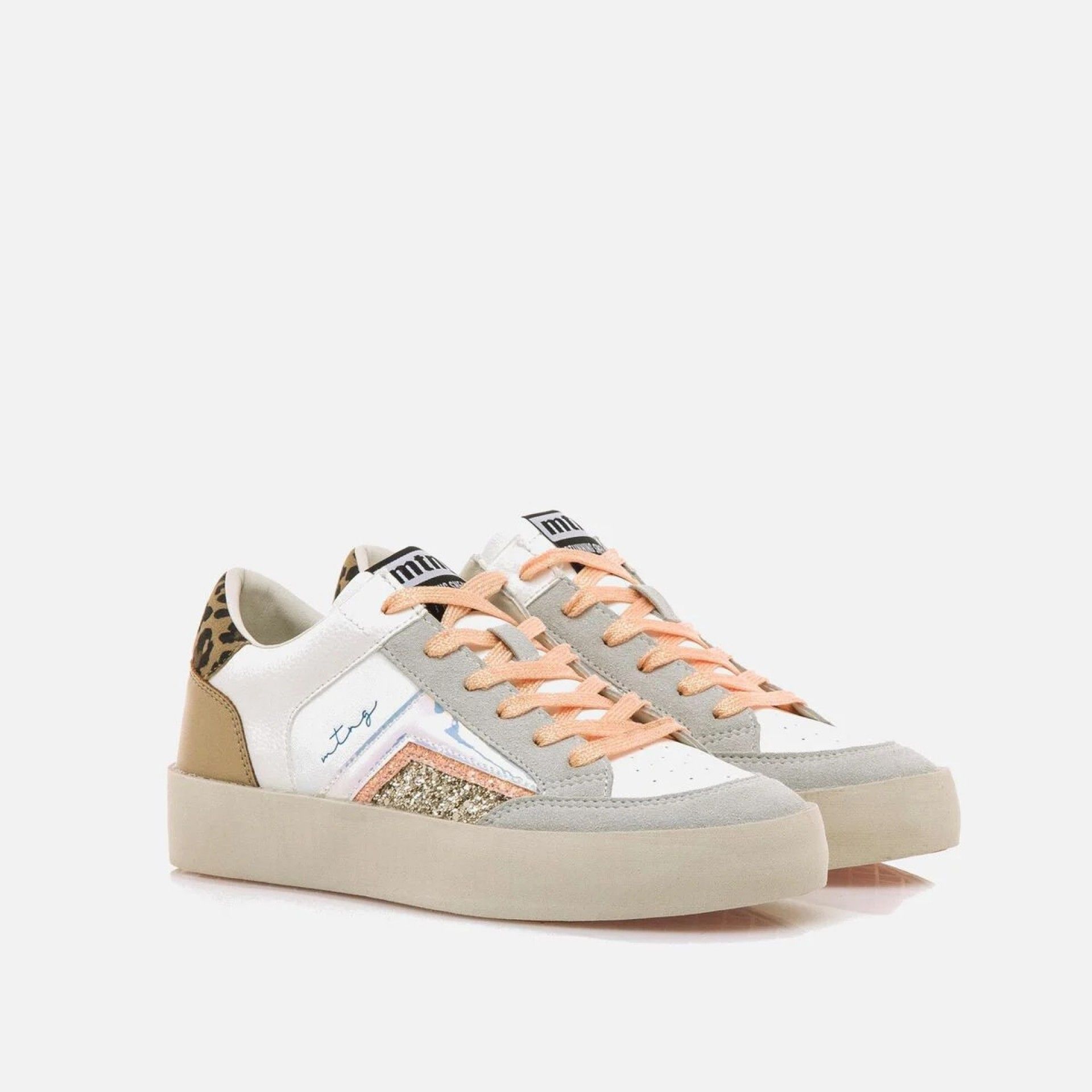 Sapatilha Mulher Casual com Glitter