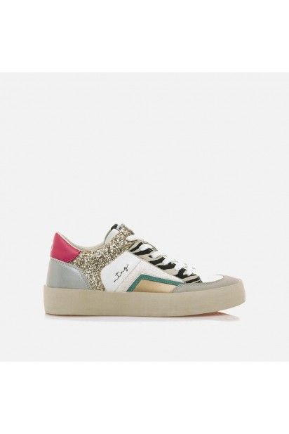 Sapatilha Mulher Casual com Glitter