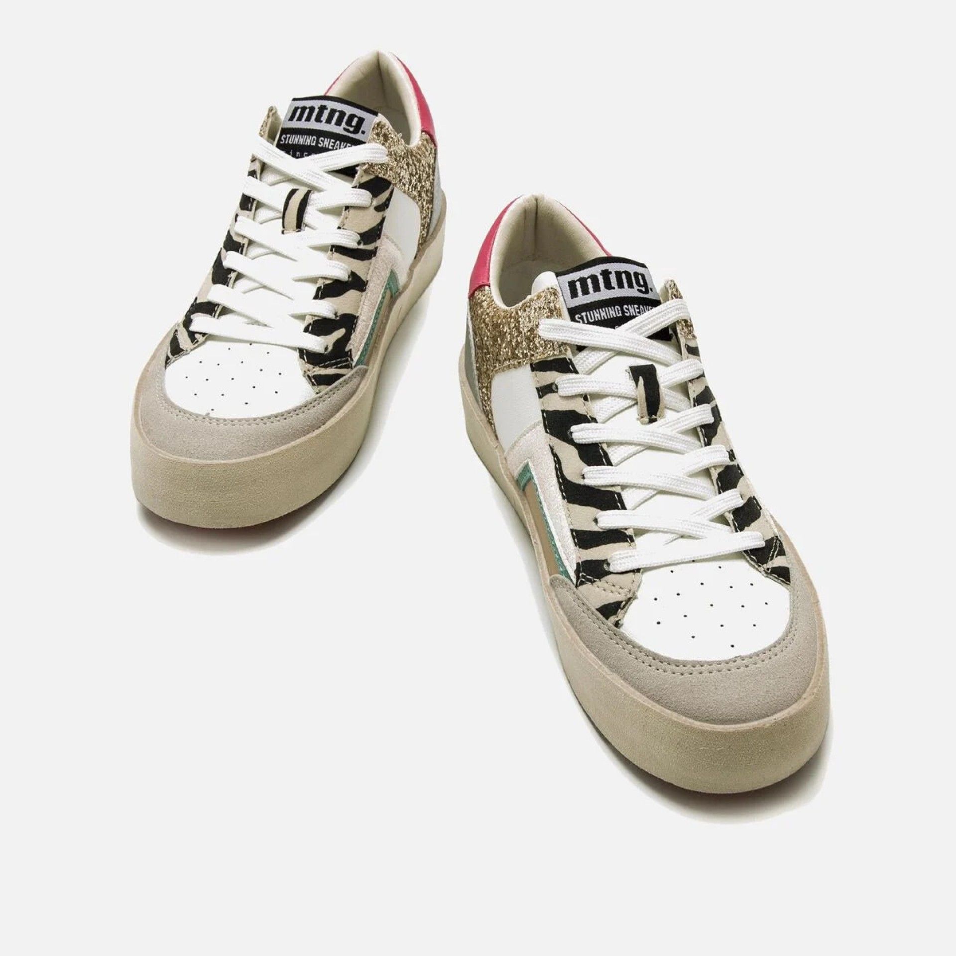 Sapatilha Mulher Casual com Glitter