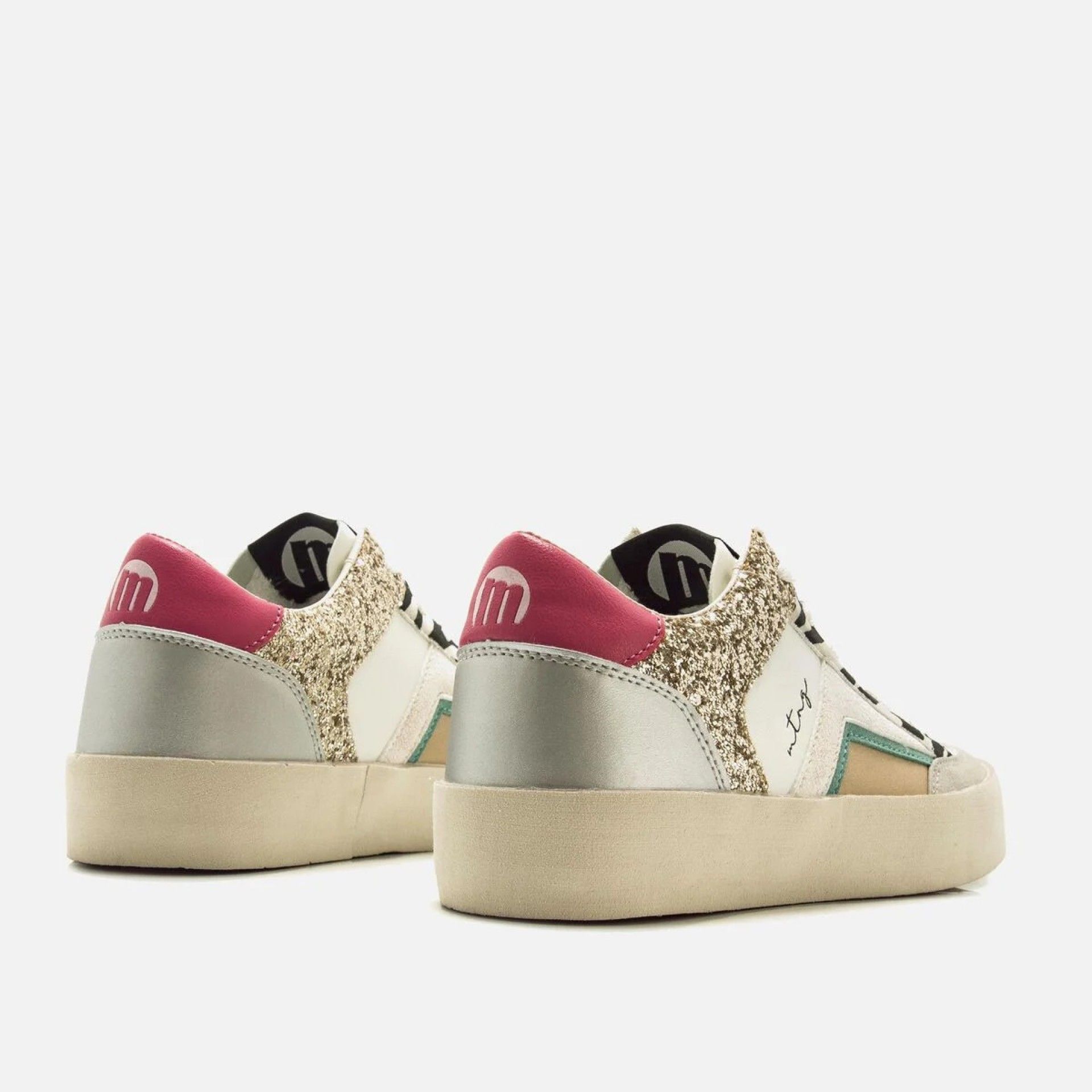 Sapatilha Mulher Casual com Glitter