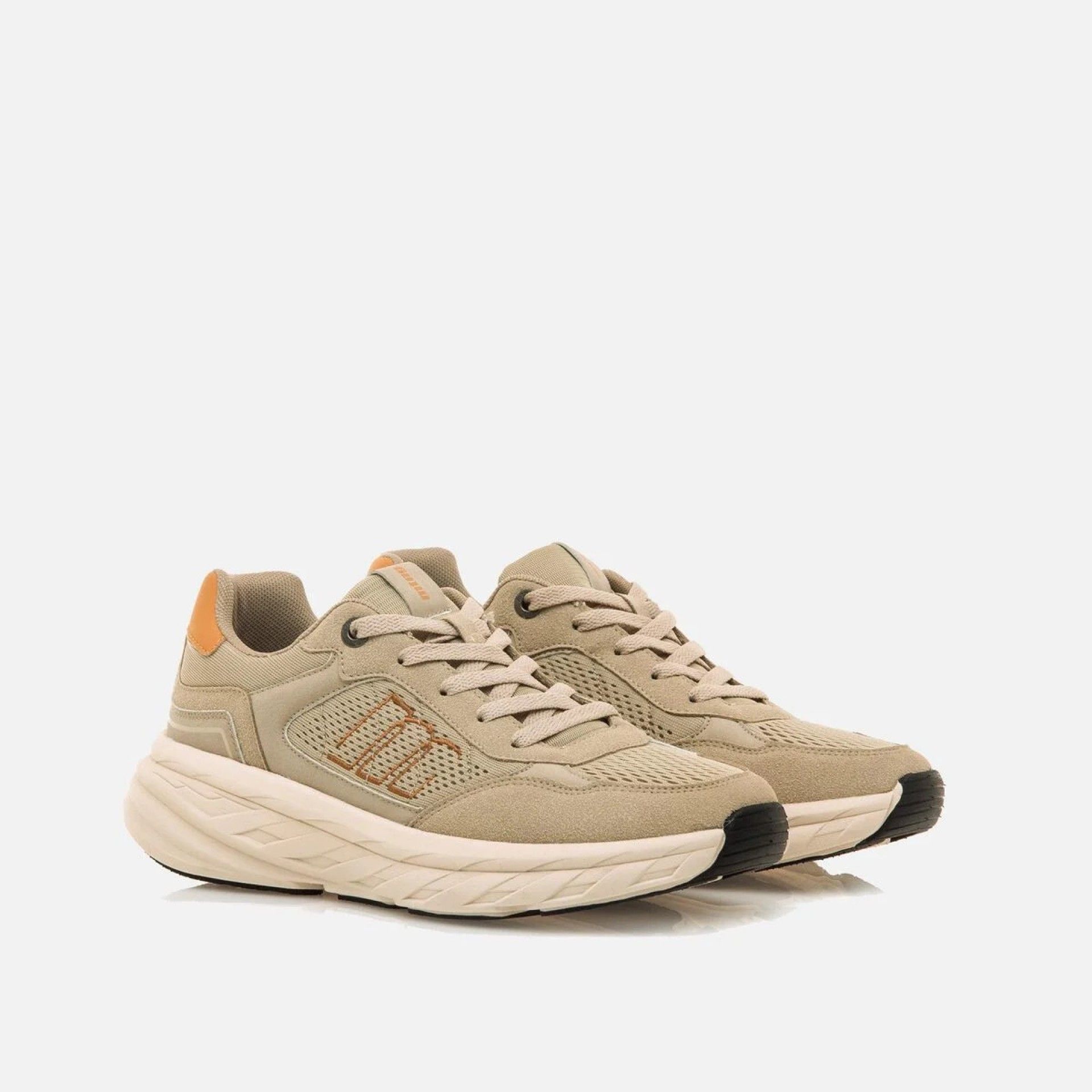 Sapatilha Homem Desportivas com Sola Grossa Estilo Running