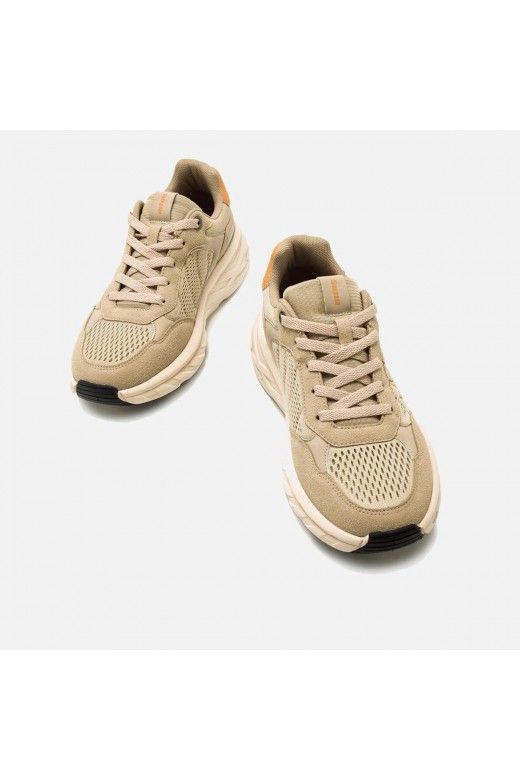 Sapatilha Homem Desportivas com Sola Grossa Estilo Running