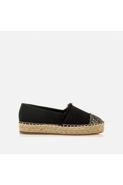 Alpercatas em Tecido e Detalhe em Glitter Mtng