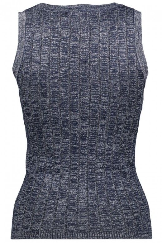 Top Malha VERO MODA BLOW SL decote U Top Malha VERO MODA BLOW SL decote U