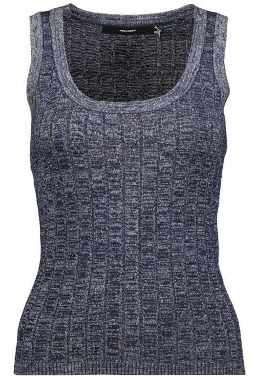 Top Malha VERO MODA BLOW SL decote U Top Malha VERO MODA BLOW SL decote U