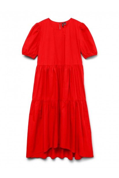 Vestido JARLOTTE 2/4 gola O VERO MODA