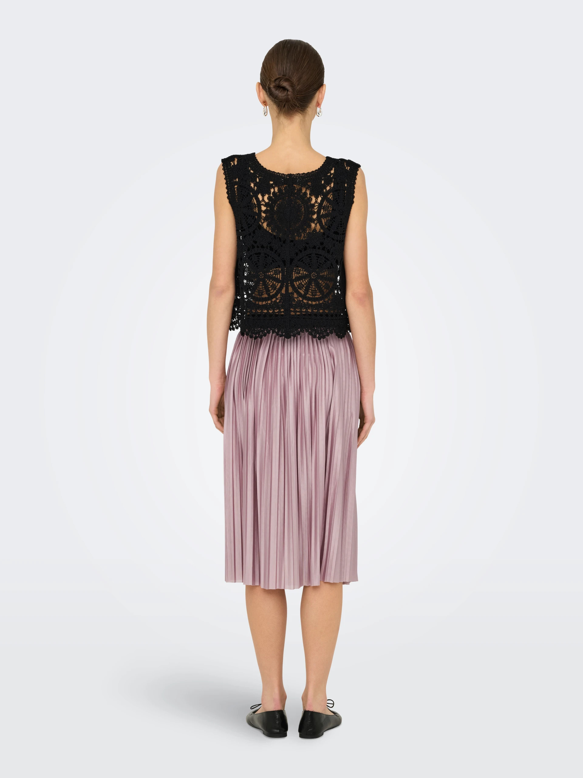 Casaco croché V colete JDY VIC ONLY