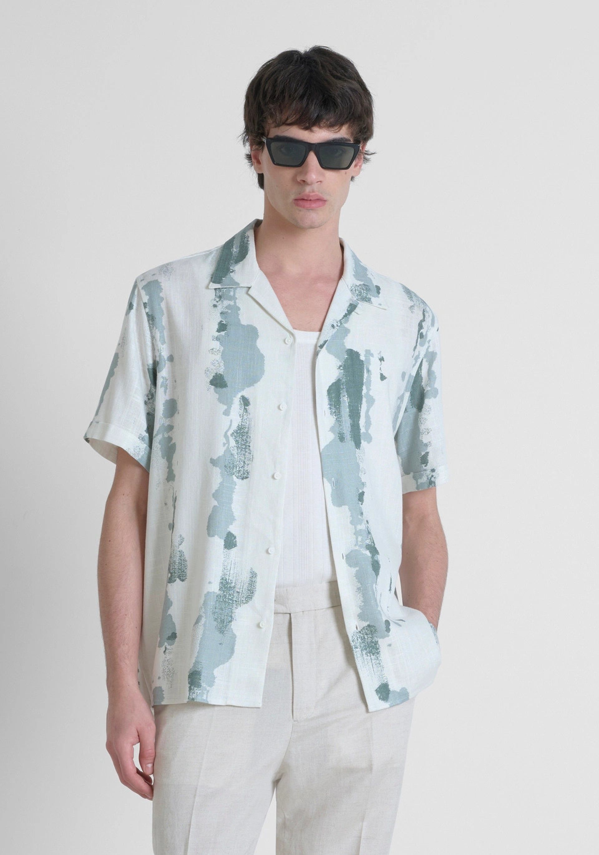 Camisa ANTONY MORATO V Marrkech manga curta