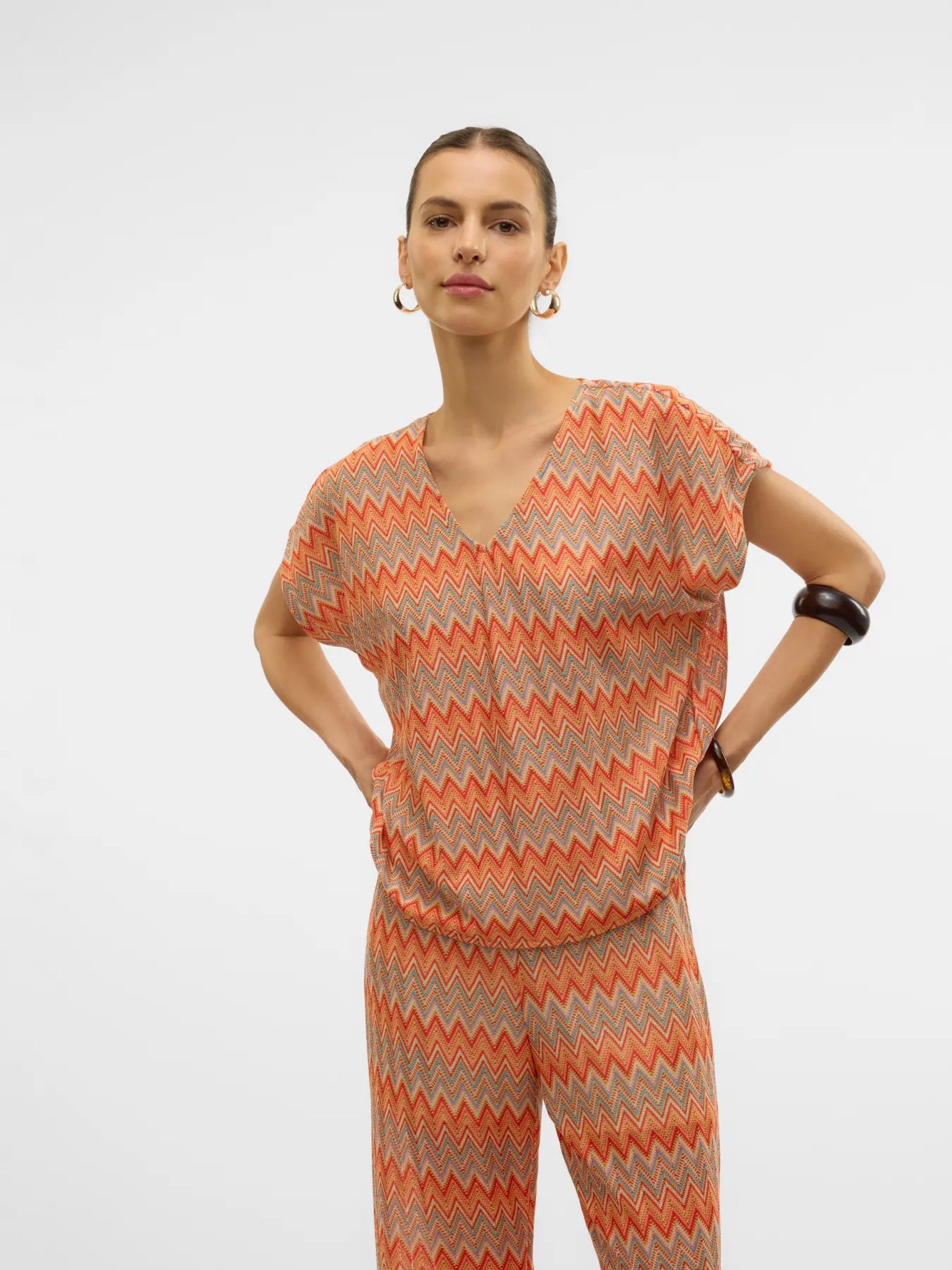 Top DICTE V JRS Print VERO MODA